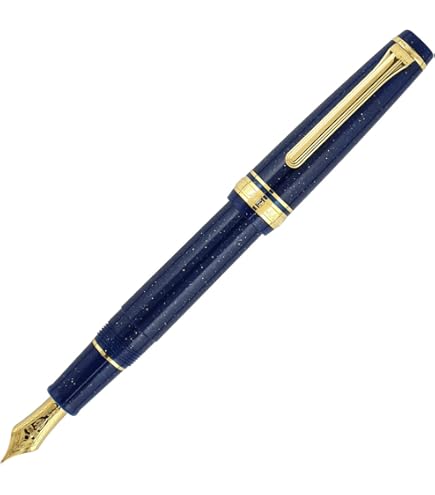 セーラー万年筆 Sailor 1911 Large Black GT 21K Gold Medium Fine